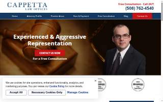 Cappetta Law Offices website