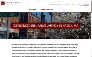 Connell & Curley Insurance Agency, Inc. website
