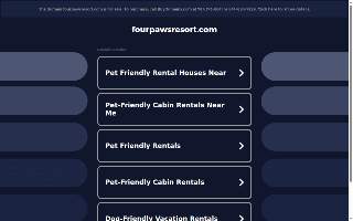 Four Paws Hotel and Spa website