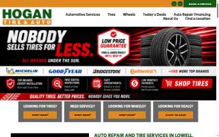 Hogan Tire & Auto - Natick website