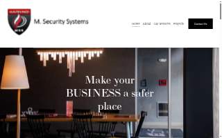 M Security Systems website
