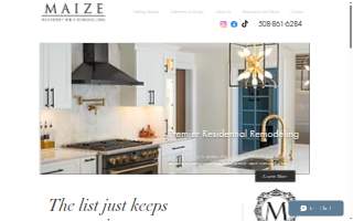 Maize Restoration & Remodeling website