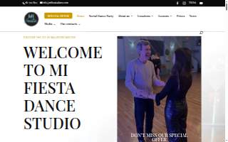 MI Fiesta Dance Natick website