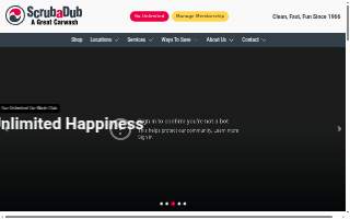 ScrubaDub Car Wash & Auto Detailing Center (Natick) website