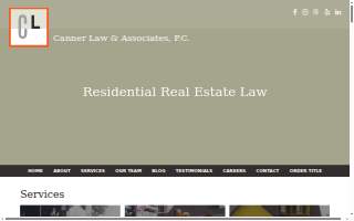 Canner Law & Associates, P.C. website