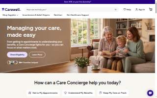 CareWell Urgent Care Needham website