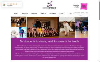 Dance Stream Studio website