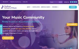 Dedham School of Music website