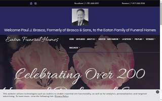 Eaton Funeral Home Inc website
