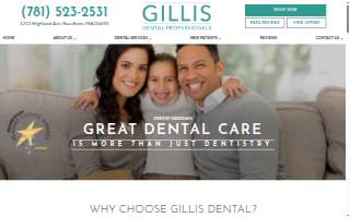 Gillis Dental website