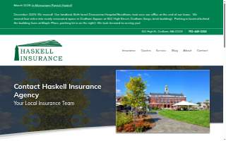 Haskell Insurance Agency website