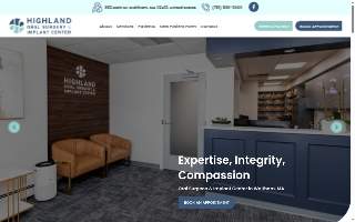 Highland Oral Surgery & Implant Center of Needham website