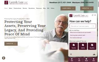 Lannik Law, LLC website