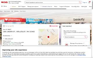 MinuteClinic at CVS of Needham website