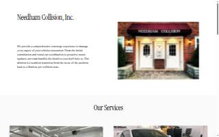 Needham Collision Inc website