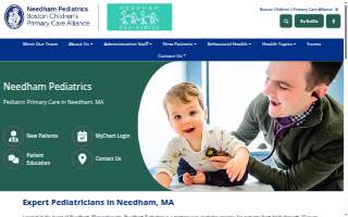 Needham Pediatrics website