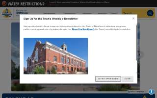 Needham Town Hall website