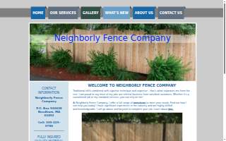 neighborly fence website
