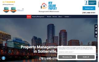 New England Property Management & Maintenance website