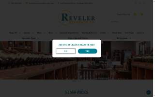 Reveler Beverage Co. website