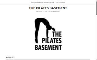 The Pilates Basement website