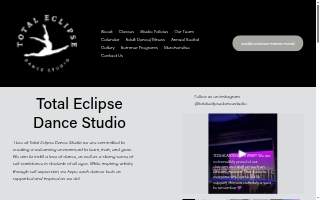 Total Eclipse Dance Studio website