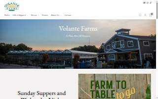 Volante Farms Ice Cream Stand & Cafe website