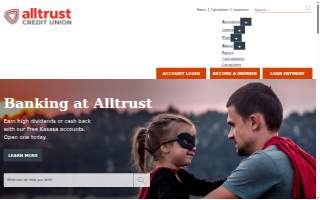 Alltrust Credit Union - New Bedford website