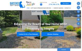 Bay State Soft Wash of New Bedford website