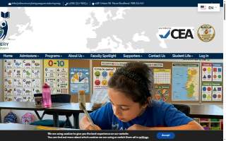 Discovery Language Academy website