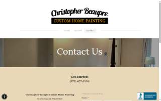 Christopher Beaupre Custom website