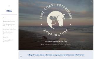 East Coast Veterinary Acupuncture website