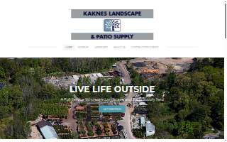 Kaknes Landscape & Patio Supply website