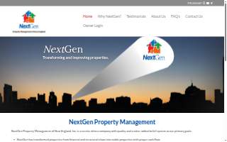 NextGen Property Management of Amesbury website