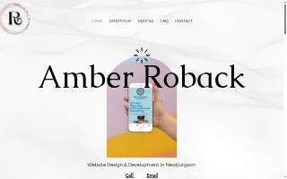 Roback Web Design of Newburyport website
