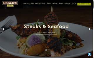 Steeple Hall at Mission Oak Grill website
