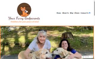 Your Furry Godparents LLC website