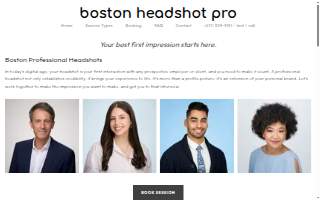Boston Headshot Pro website
