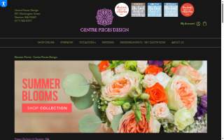 Centre Pieces Design website