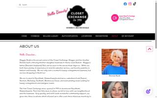 Closet Exchange Consignment of Newton website
