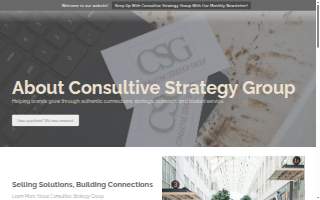 Consultive Strategy Group website