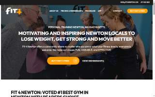 Fit4 Newton website