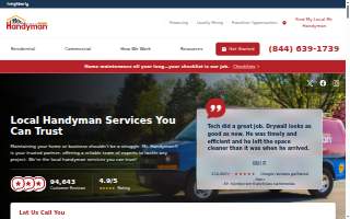 Mr. Handyman of Greater Newton website
