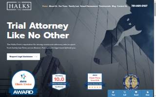 The Halks Firm website