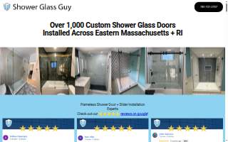 The Shower Glass Guy website