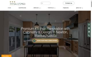 Three Stones Kitchen Studio website