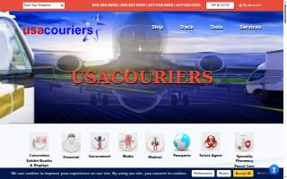USA Couriers of Newton website