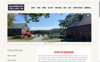 Balderdash Cellars website