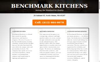 Benchmark Kitchens website