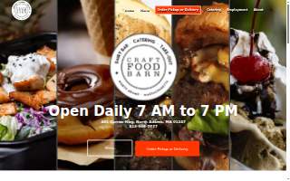 Craft Food Barn website
